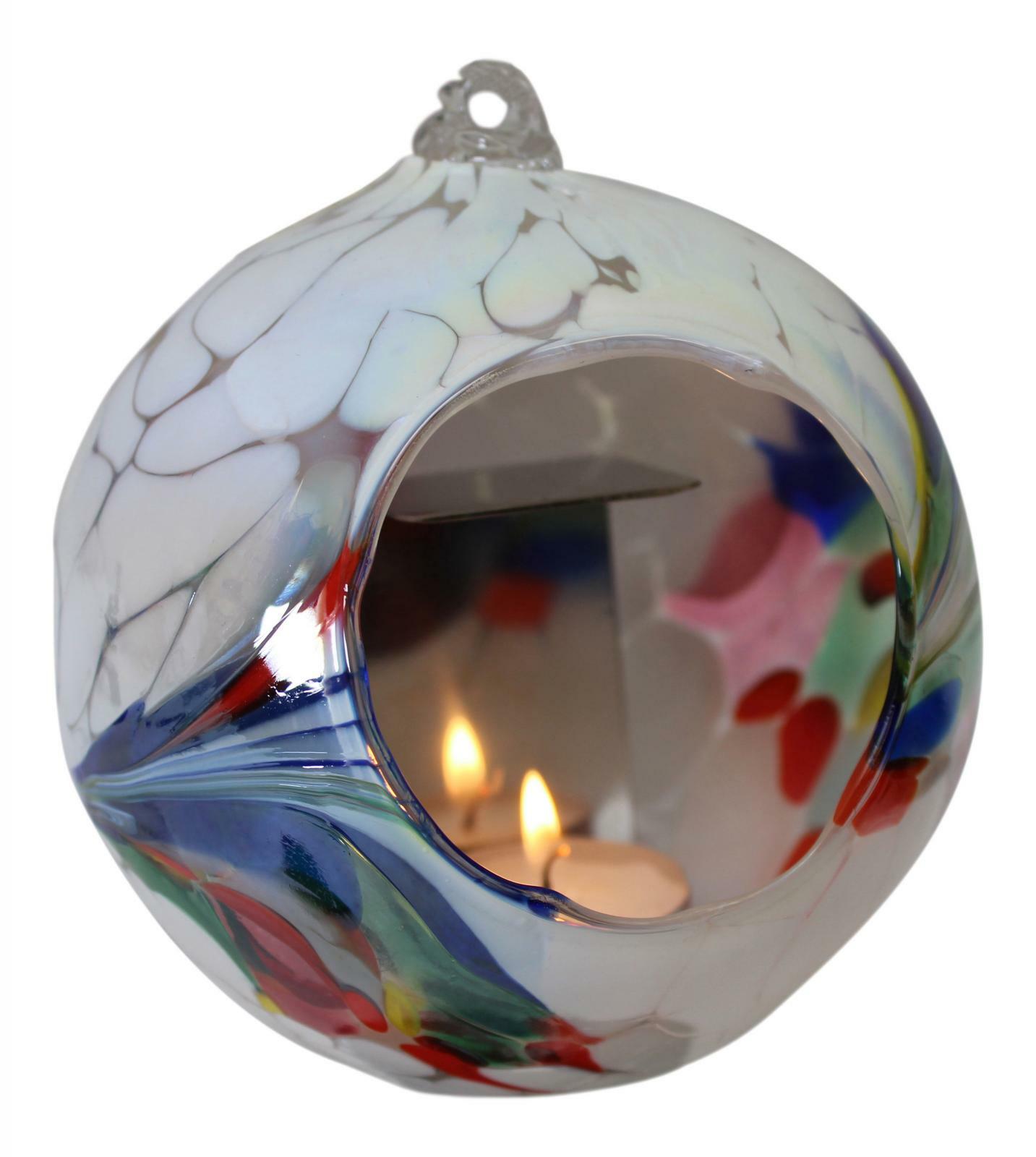 Hanging Glass Tealight Holder