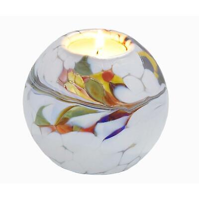 2 Way Marble Glass Tealight Holder