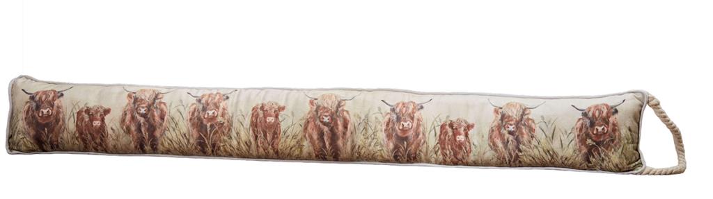 Highland Cow Draught Excluder