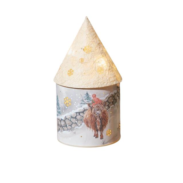 LED Highland Cow Lantern