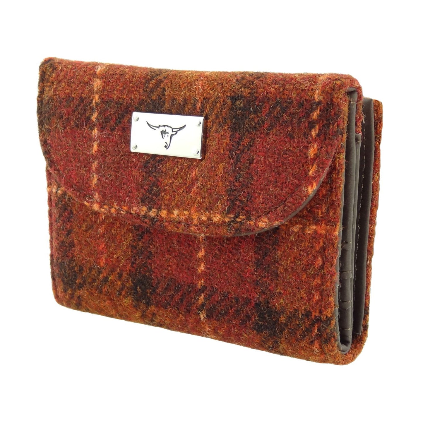 Burnt Orange Tartan Ladies Purse