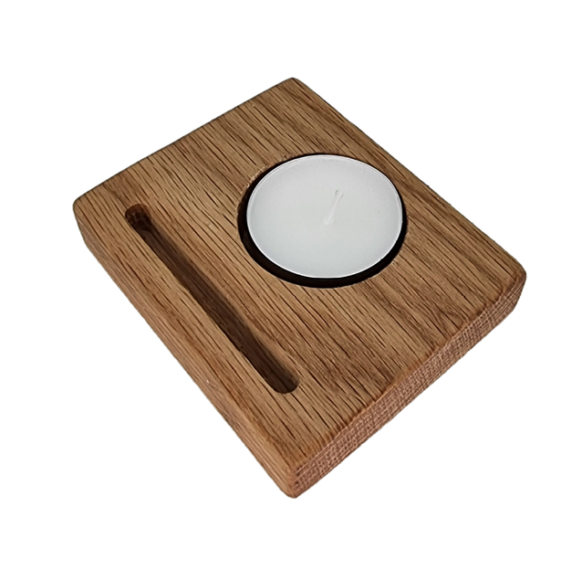 Highland Cow Round Candle Holder