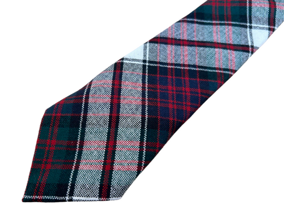 100% Wool Traditional Scottish Tartan Neck Tie - MacDonald Dress Modern