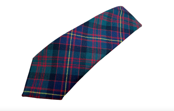 100% Wool Traditional Scottish Tartan Neck Tie - Cameron Of Erracht Modern