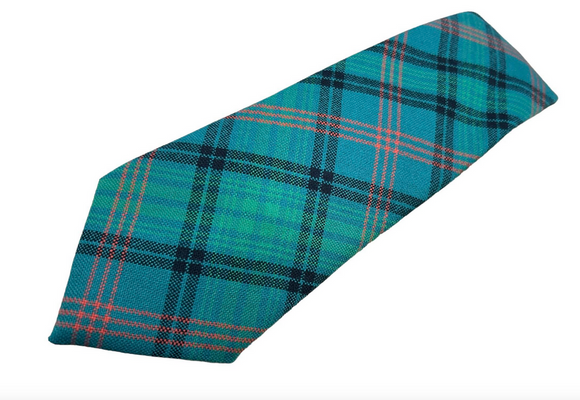 100% Wool Traditional Scottish Tartan Neck Tie - Ross Hunting Ancient