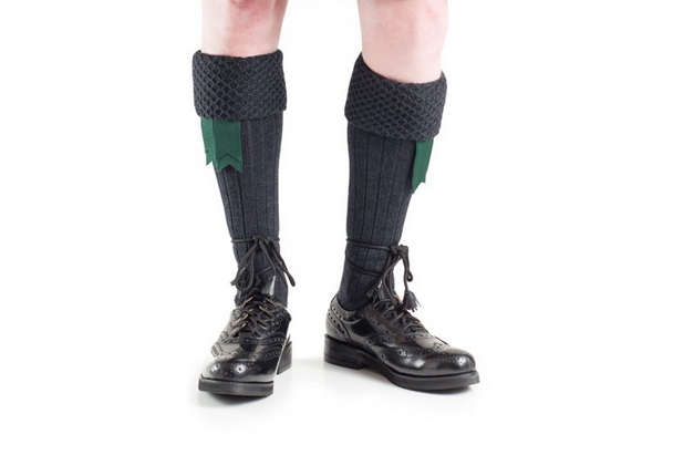 Charcoal Grey Piper Hose