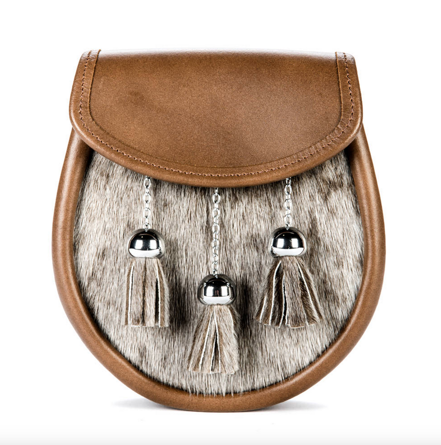 Norwood Chrome Brown Seal Day Sporran