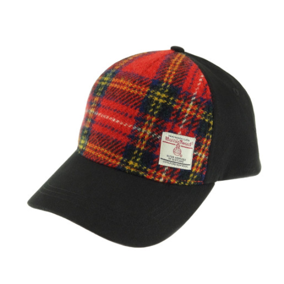 Red Royal Stewart Tweed Baseball Cap