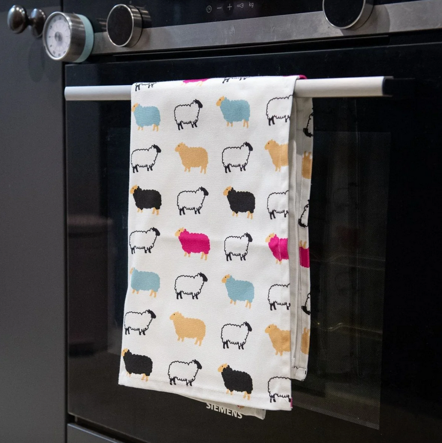 Woolly Ewe Sheep Tea Towel