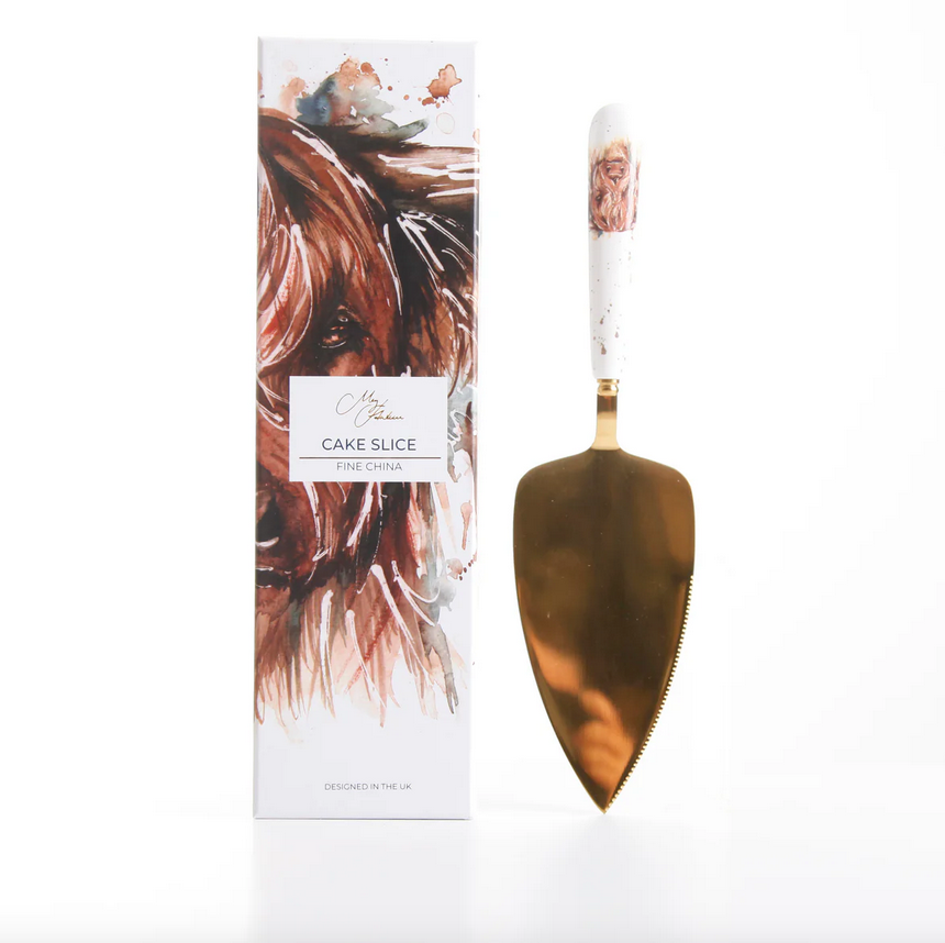 The Hebrides Highland Cow Cake Slice