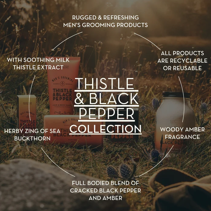 Thistle & Black Pepper Beard & Face Soap