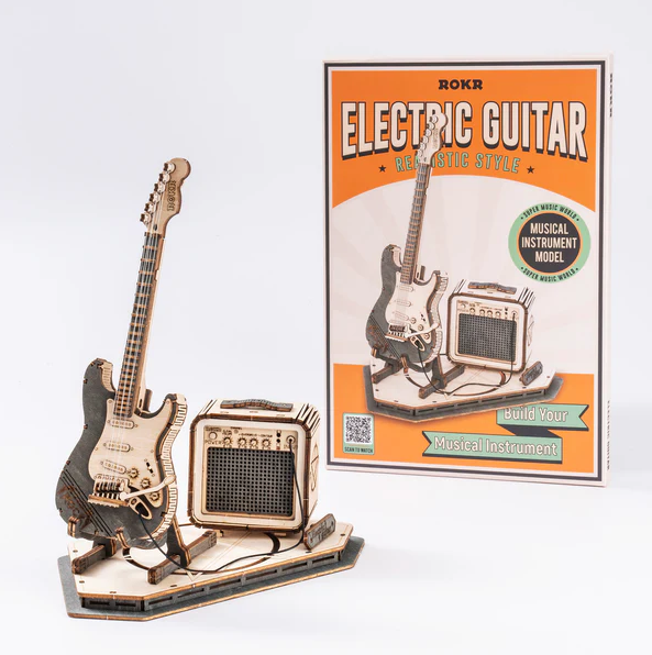 Electric Guitar Wooden Model Kit