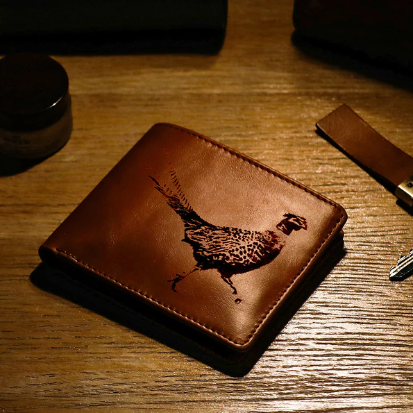 Leather Pheasant Wallet