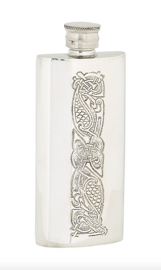 3oz Scottish Celtic Knot Hip Flask