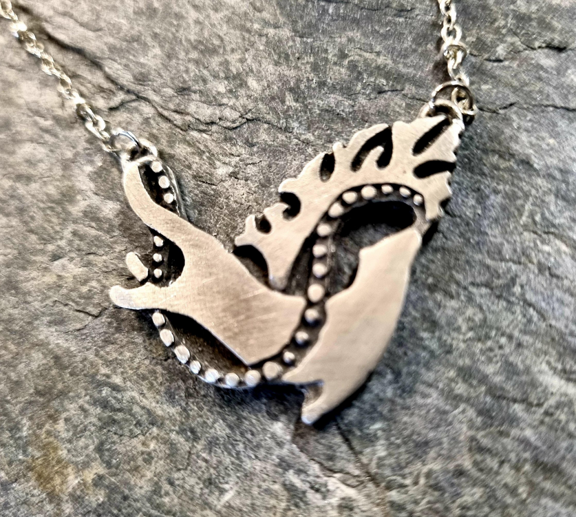 'Braw Beastes' Pewter Otter Pendant