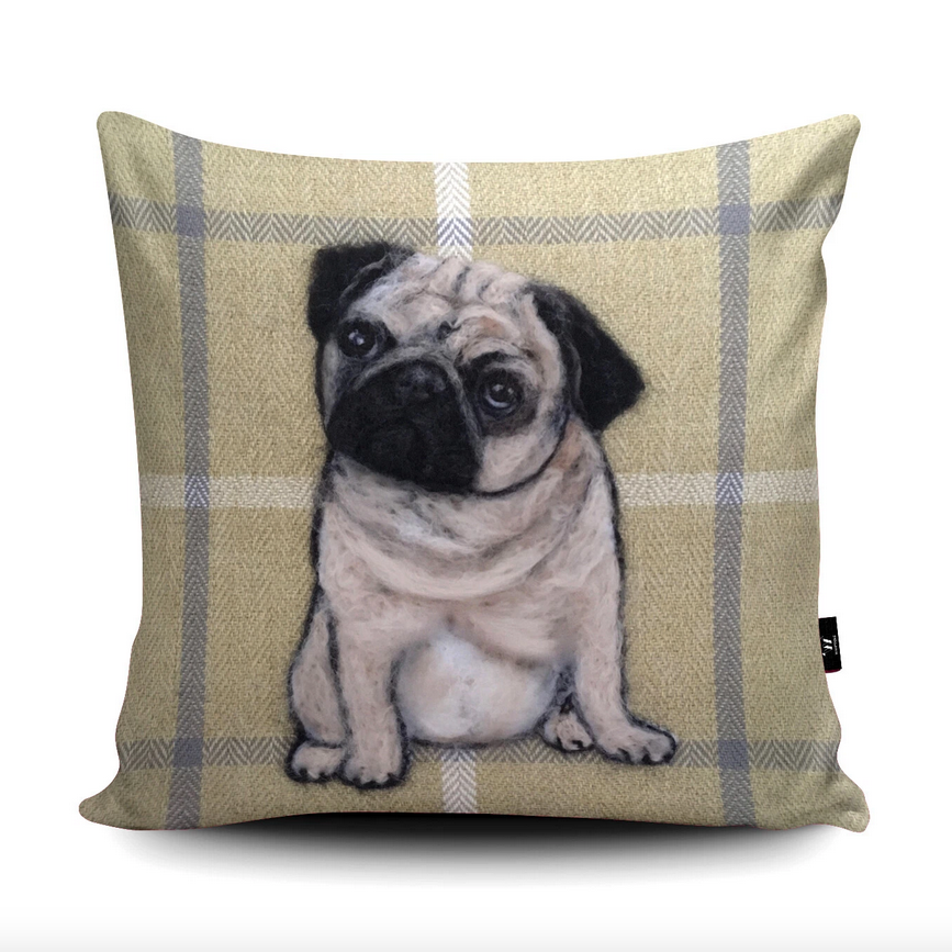 Pug Cushion