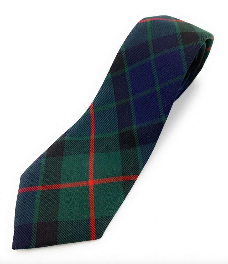 100% Wool Traditional Tartan Neck Tie - Gunn Modern