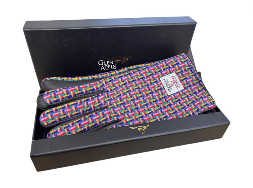 Large Jazzy Multicolour Gloves - Gift Boxed