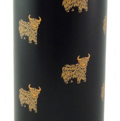 Highland Cow Insulated Stainless Steel Flask 500ml