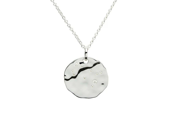 Sterling Silver Gemini Birthday Necklace