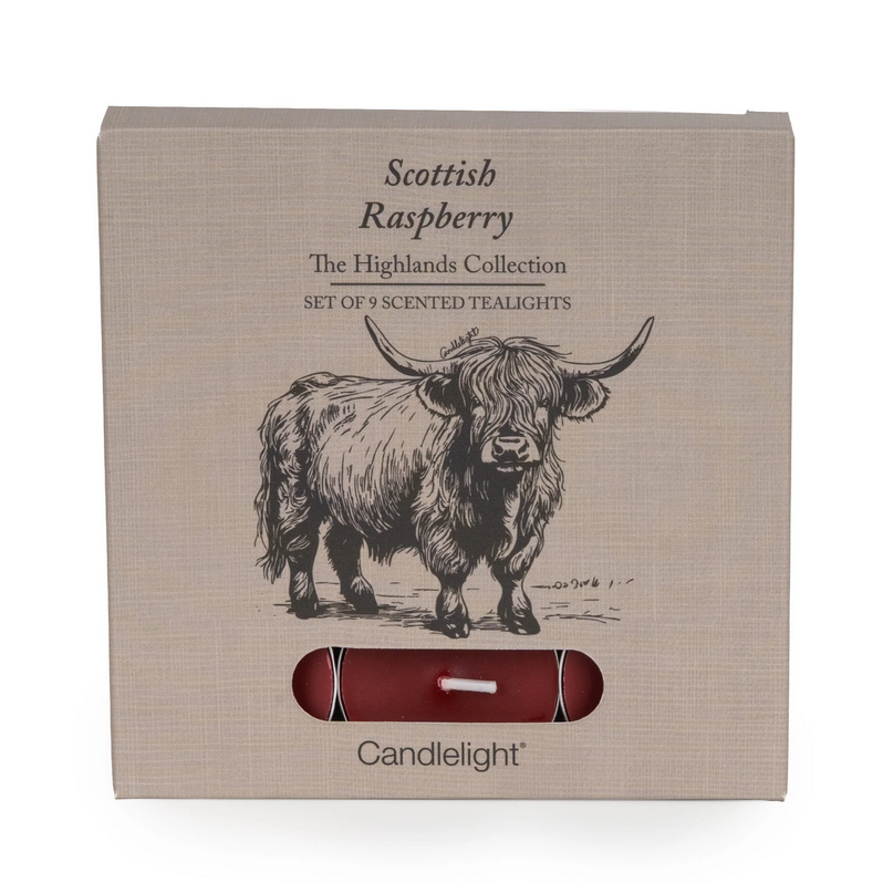Set Of 9 Tealights - Scottish Raspberry