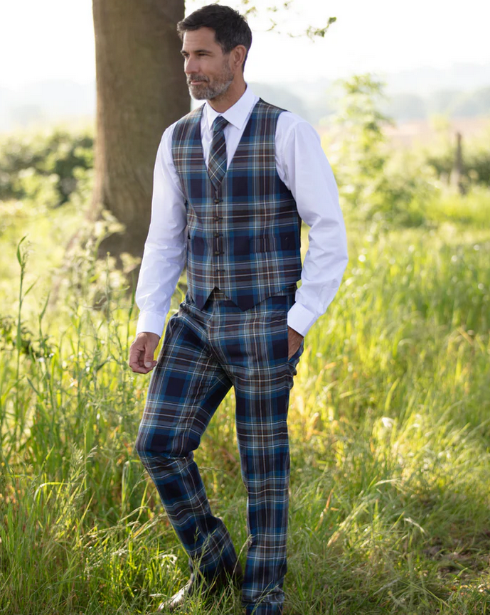 Mens Holyrood Tartan Trousers
