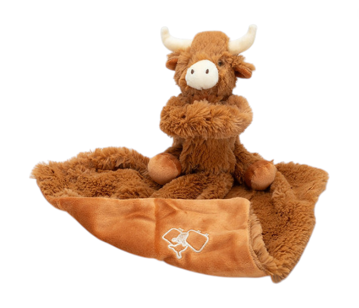 Brown Longhorn Highland Cow Soother