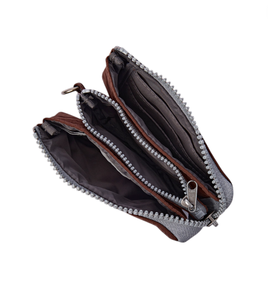 Roka Carnaby Small Purse In Puffy Chocolate