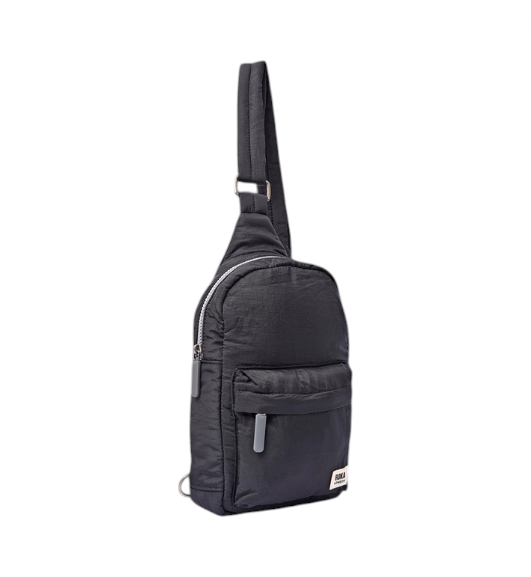 Roka Puffy Black Willesden Sling Bag
