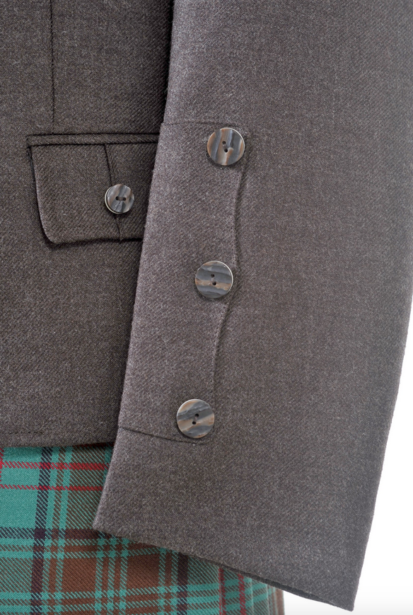 Peat Brown Crail Jacket & Waistcoat