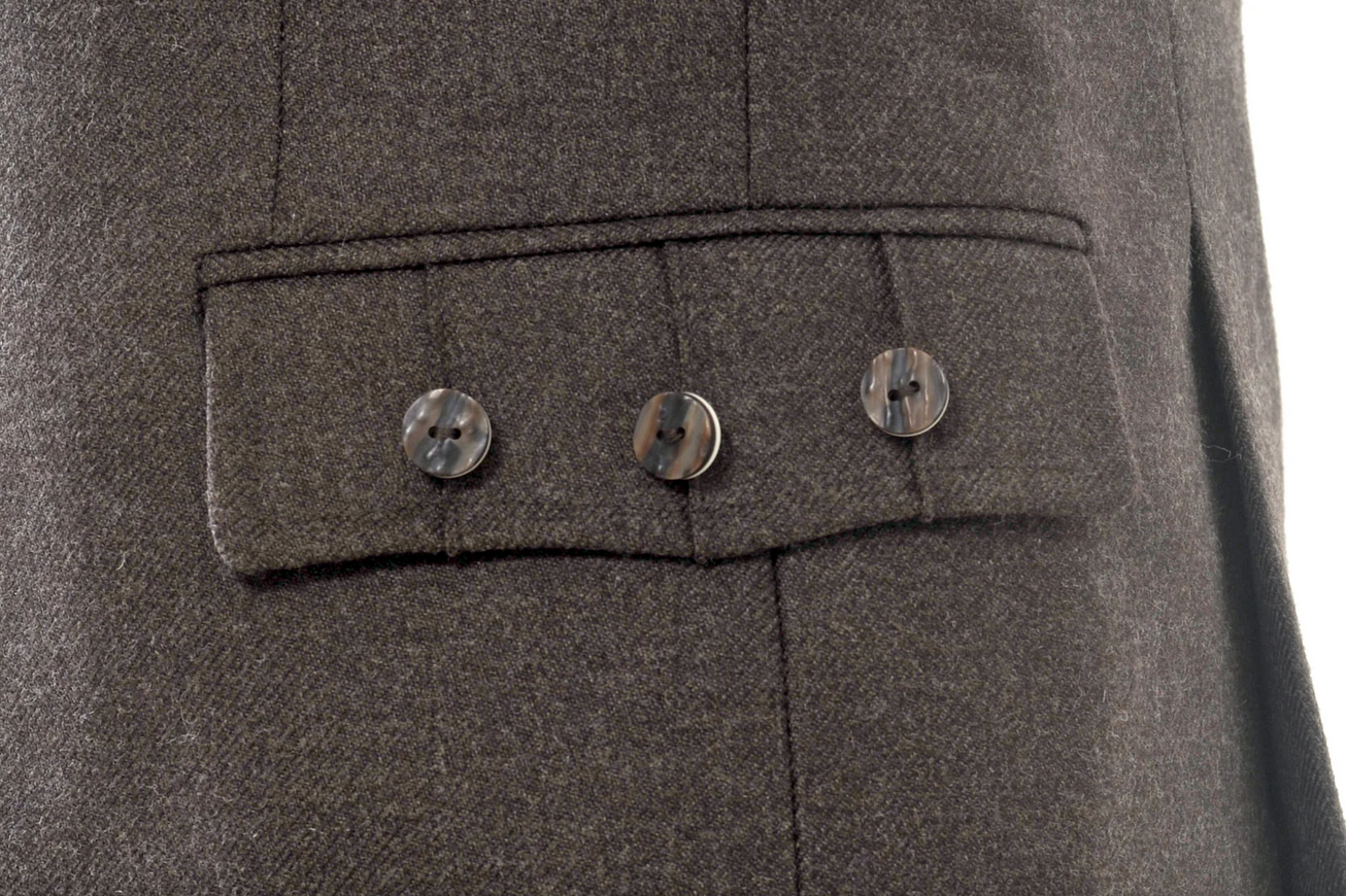 Peat Brown Crail Jacket & Waistcoat