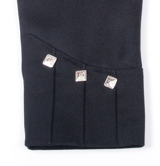 Black Argyll Highland Jacket and Waistcoat