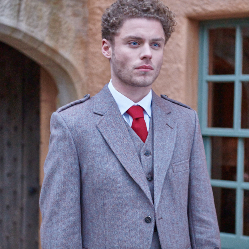 SALE! Russet Clunie Herringbone Jacket & Waistcoat