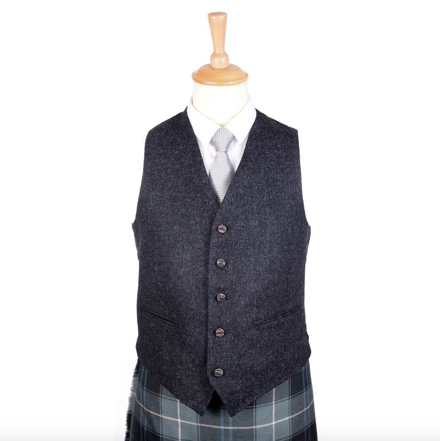 Charcoal Argyll Highland Jacket and Waistcoat