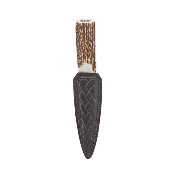 Imitation Stag Daywear Sgian Dubh With Thistle