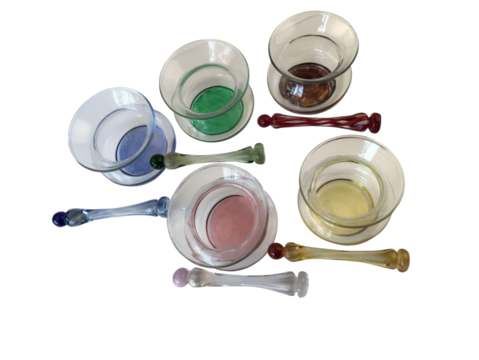 Colourful Glass Gin Muddler