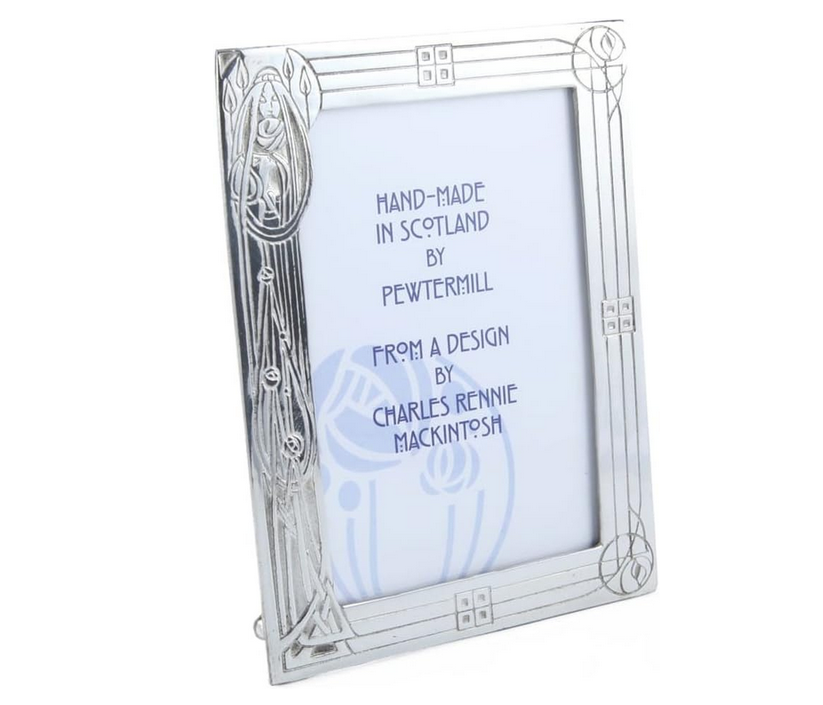 Charles Rennie MacKintosh Small Pewter Frame