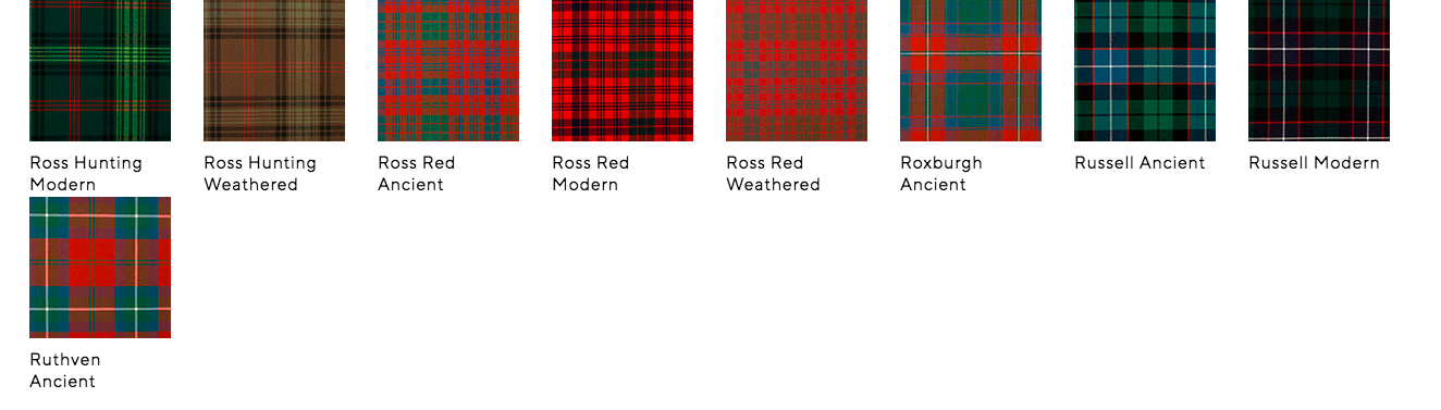 Lochcarron Mens Traditional 8 Yard Scottish Wool Strome Heavy Weight Kilt: N-R Tartans