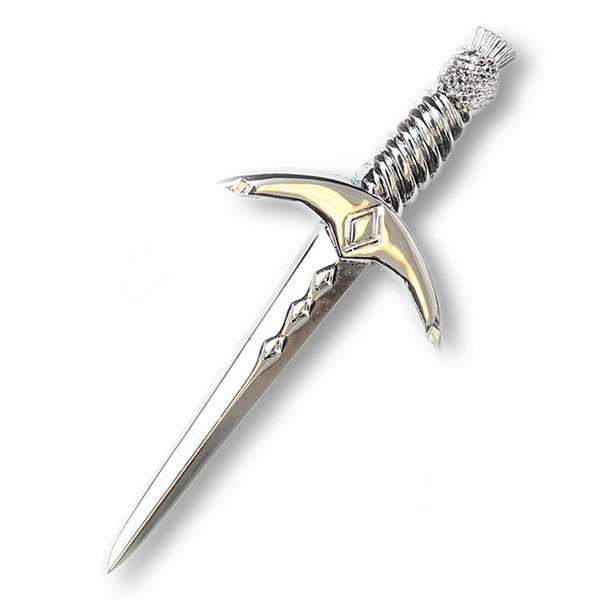 Thistle Dagger Kilt Pin - 3 finishes