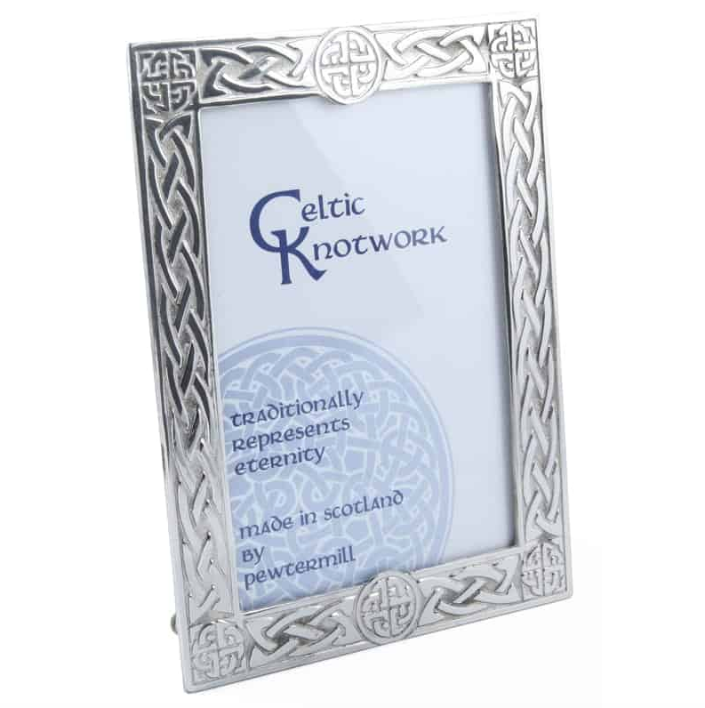 Celtic Knotwork Rectangle Large Pewter Frame