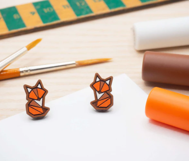 Fox Stud Earrings