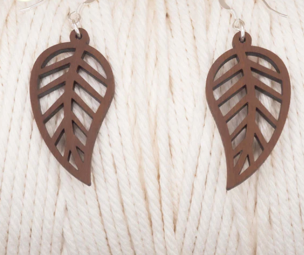 Leaf Drop Earrings