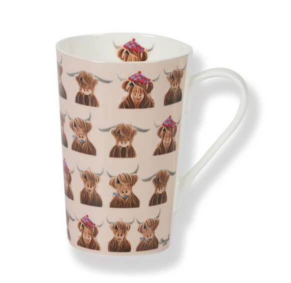 McMoo Family Conical China Mug