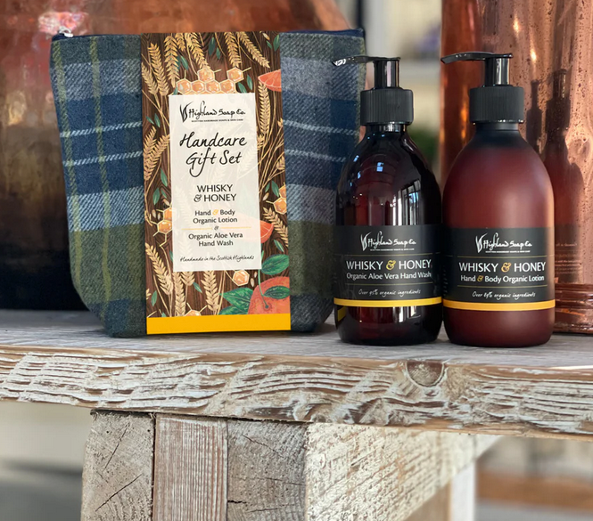 Highland Soap - Whisky & Honey Hand Care Gift Set