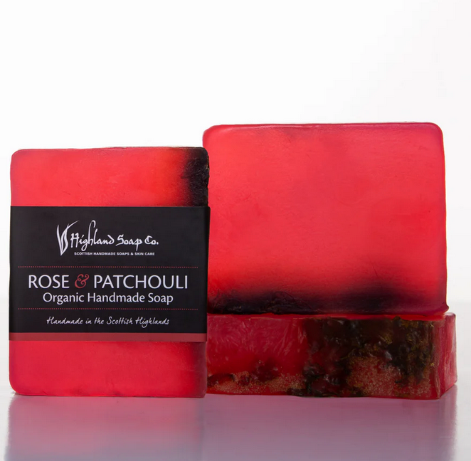 Highland Soaps - Rose & Patchouli Soap Bar