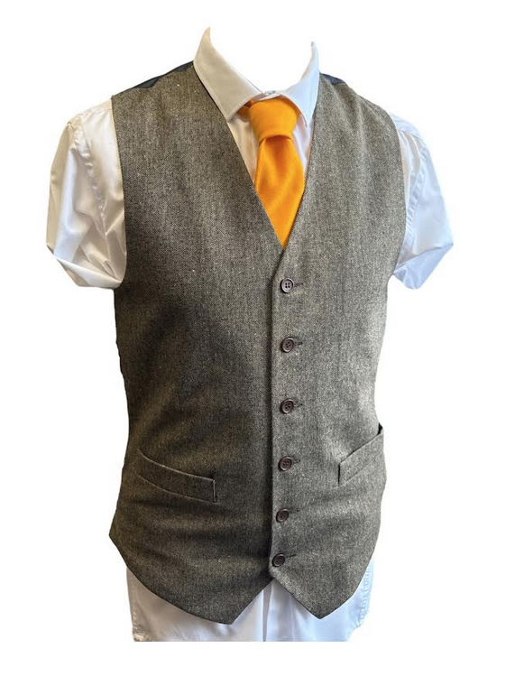 Brown Fleck Waistcoat