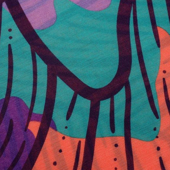 Autumn Leaves 26 Scarf - Purple