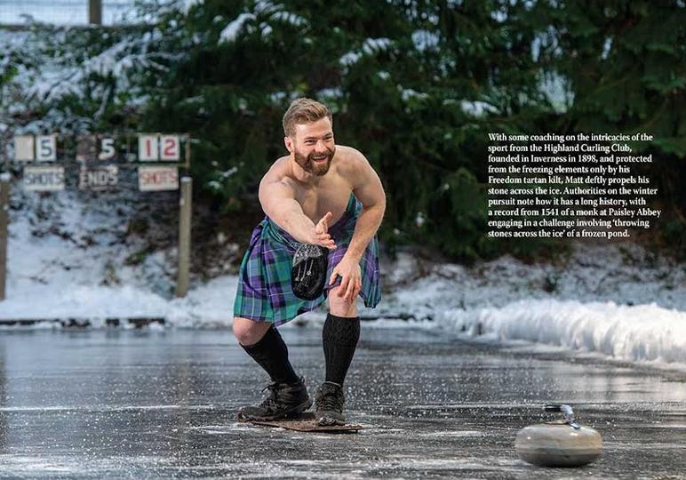 Men In Kilts Large Calendar 2026