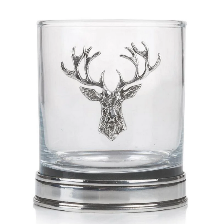 Pewter Stag Head Tumbler