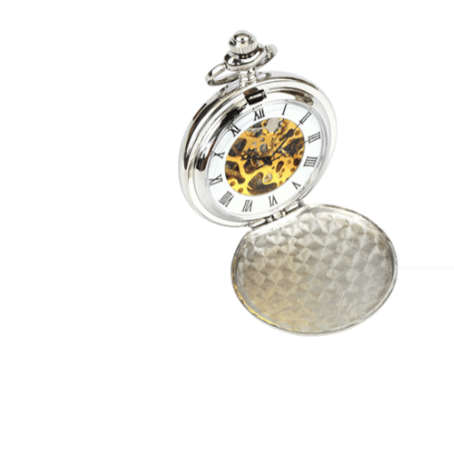 Matt Highland Cow Mechanical Pocket Watch